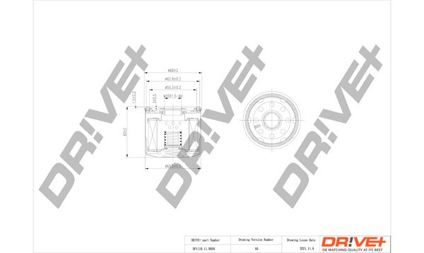 Dr!ve+ DP1110.11.0058 Filtru ulei