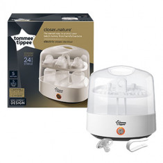 Pachet Sterilizator Electric Tommee Tippee, Suzeta Pure 0 - 6 luni foto