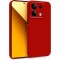 Husa Soft Touch, slim, ALC Mobile, anti soc, compatibila cu Xiaomi Redmi Note 13 5G, Rosu Tpu