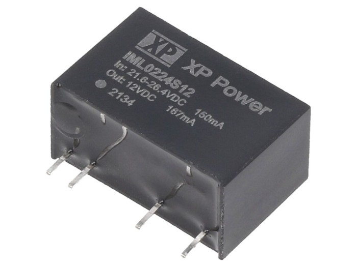 Convertor DC/DC 2W 24V la 12V