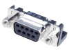 Conector D-Sub 9 PIN Soclu Mamă 90&deg; THT