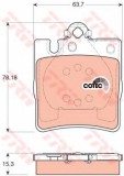 Set placute frana,frana disc MERCEDES CLK (C208) (1997 - 2002) TRW GDB1334