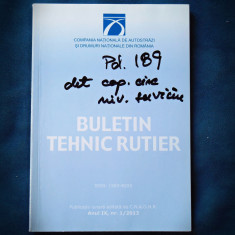 BULETIN TEHNIC RUTIER - NR. 1 / 2013