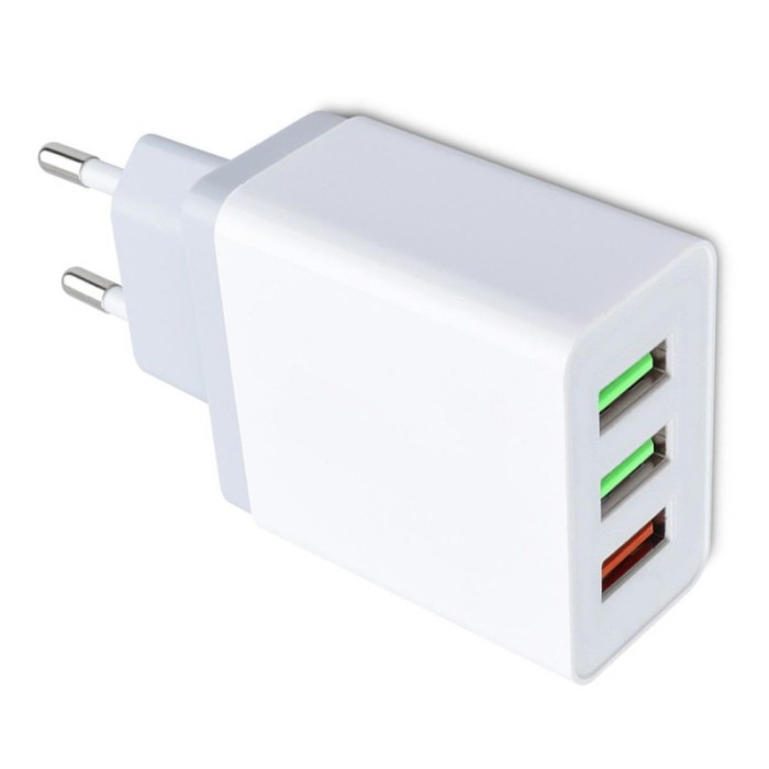 Alim USB A x3 retea 2.1A QC3.0