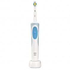 Periuta de dinti electrica Oral-B Vitality White &amp;amp; Clean, reincarcabila, 1 program, 1 cap, Alb/Albastru foto