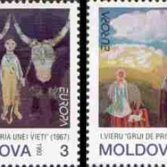 MOLDOVA 1993, Europa Cept, Arta, serie neuzată, MNH