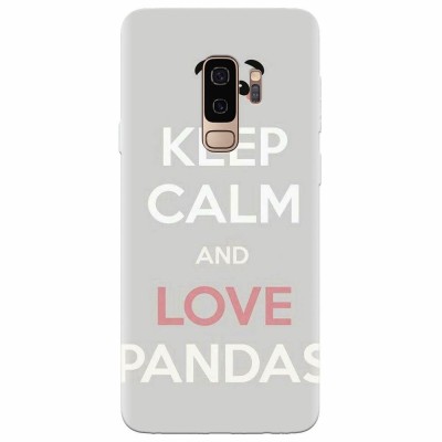 Husa silicon pentru Samsung S9 Plus, Panda Phone foto