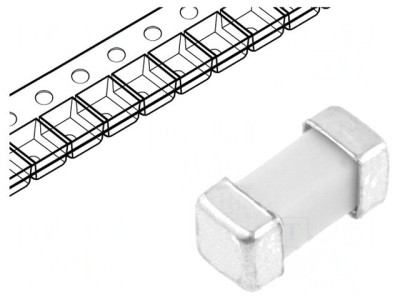 Siguranță &amp;icirc;nt&amp;acirc;rziată 500mA 125V SMD 2410 foto