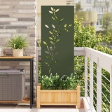 vidaXL Panou Decorativ de Grădină Olivengr&oslash;nn 50 x 140 cm 876325