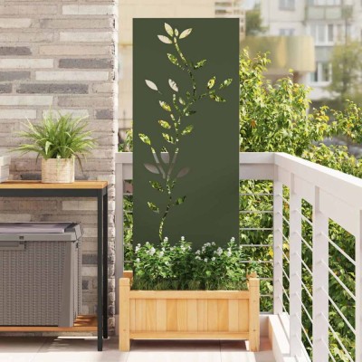 vidaXL Panou Decorativ de Grădină Olivengr&amp;oslash;nn 50 x 140 cm 876325 foto