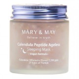 Cumpara ieftin Masca pentru noapte cu galbenele si peptide, 110g, Mary and May