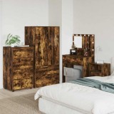 vidaXL Dulapuri de depozitare Stejar fumuriu 60 x 48 x 105 cm 3406240