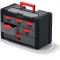 Set cu compartimente negre transparente