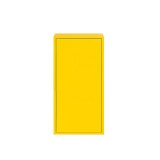 Boxie Dulap de perete cu 1 usa 80x40x37 cm Galben Modular