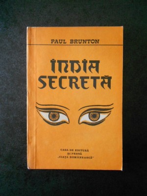 PAUL BRUNTON - INDIA SECRETA foto