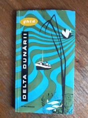 Ghid vintage Delta Dunarii cu harta, 1967 / R6P1F