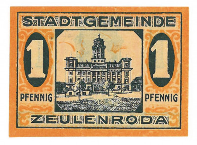 63 - Jeton GERMANIA - 1 Pfenning ( 5,1 / 3,7 cm ) UNC - 1920 foto