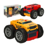 Masinuta cu telecomanda Revolt 2 Sided Rescue Racers, Rosu - galben