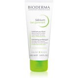 Bioderma S&eacute;bium Exfoliating Purifying Gel exfoliant de curățare pentru ten gras și mixt 100 ml