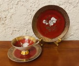 SET DE 3 PIESE DIN PORTELAN FIN- MARCAJ BAVARIA- Wei&szlig;e Rose