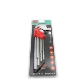 Trusa chei imbus hexagonale CrV (mare) RUNKIT 9 piese
