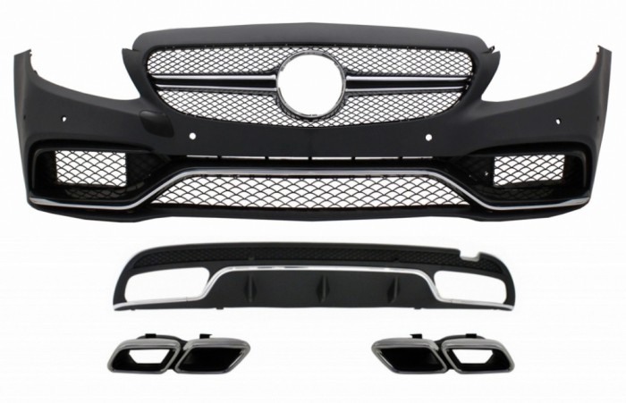 Pachet Exterior Mercedes C-Class W205 S205 (2014-2018) C63 Design Performance AutoTuning