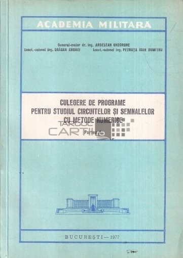 Culegere de programe pentru studiul circuitelor si semnalelor 2 vol