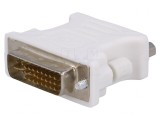 Adaptor D-Sub 15 Pin la DVI-I Alb