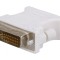 Adaptor D-Sub 15 Pin la DVI-I Alb