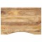 vidaXL Blat birou cu decupaj curbat 100x50x2,5cm lemn masiv mango brut 370194