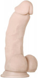 Dildo Clasic Real Supple Poseable Girthy, Natural, 21.5 cm