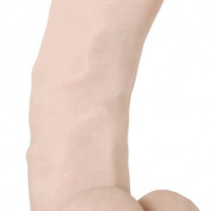 Dildo Clasic Real Supple Poseable Girthy, Natural, 21.5 cm