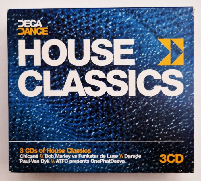 3 cd box Var. - HOUSE CLASSICS VG+ / VG+ _ Decadance Uk 2001