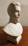 ALEXANDRU IOAN CUZA-BUST DIN PORTELAN MAT-ROMANIA ANII 70-80