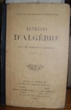 Elements D`Algebre avem de nombreux exercices / F. I. C.