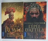 TOTAL WAR ROME , TOMES I - II par DAVID GIBBINS , 2013 / 2015 * TEXT IN LIMBA FRANCEZA