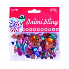 Accesorii craft - AD089 inimi bling DACO foto