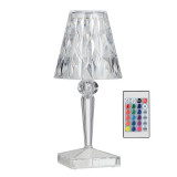 Lampa de cristal decorativa LED45, USB, RGB, cu telecomanda