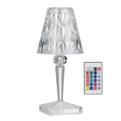 Lampa de cristal decorativa LED45, USB, RGB, cu telecomanda foto
