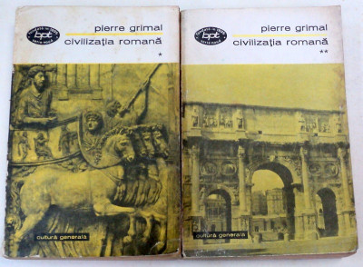 CIVILIZATIA ROMANA-PIERRE GRIMAL 2 VOL. EDITIA B.P.T. 1973 foto