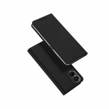 Cumpara ieftin Husa Flip Compatibila cu Sony Xperia 5 V Dux Ducis Skin Pro Black, Negru, Piele Ecologica