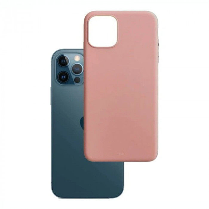 Husa Cover Silicon Mat 3mk pentru iPhone 13 Pro Roz