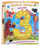 Scrie și șterge. Activități la 3 ani - ***