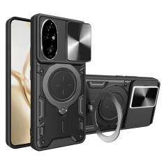 Husa Honor 200 Pro Antisoc cu Protectie Camera Negru TCGP