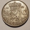Olanda 2 1/2 Gulden 1961 Argint Juliana - Moneda Argint