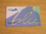 B11 58 - Card comercial - Sensi blu - piesa de colectie
