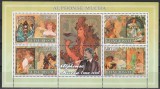 Guineea Bissau 2007 - Picturi de Alphonse Mucha, Bloc, MNH