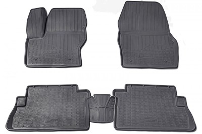 Set de 5 covorase cauciuc 3D stil tavita premium pentru Ford Kuga II 2013-2019 foto