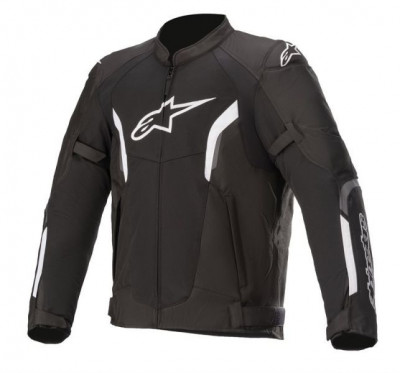 Geaca textil moto Alpinestars Ast V2 Air negru/alb, marime M foto