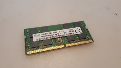 memorie ram laptop 16 gb ddr4 SK hynix 2666 mhz , functionala foto